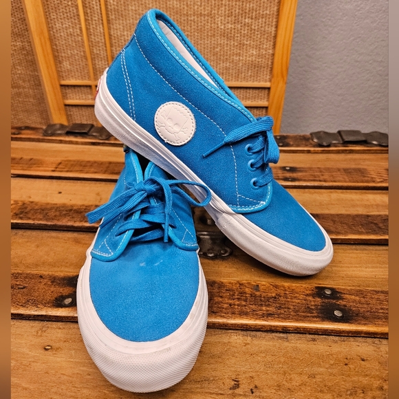 Vans x The Simpsons Mens Size 6.5 Chukka Pro Bart Blue and White Sneakers - Picture 3 of 7